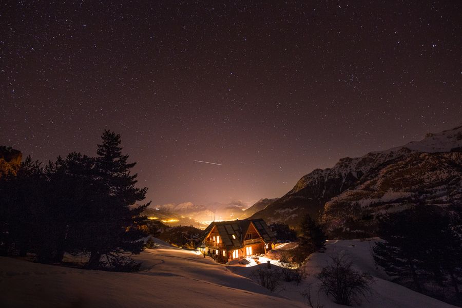 Le Pas du Loup version ouatée ! - © @Thibaut Blais - OTI Pays des Ecrins Le Pas du Loup emmitouflé - © @Thibaut Blais - OTI Pays des Ecrins
