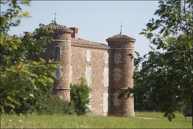 Château des Rieux (Saint-Alban-dAy,Ardèche), Site et monu