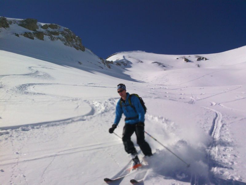 Sortie en ski de randonnée avec François Chaix, Dévoluy, Hautes-Alpes - © Francois Chaix / Véga Passion