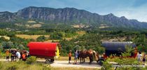Petite évasion bohème en roulotte tirée par des chevaux