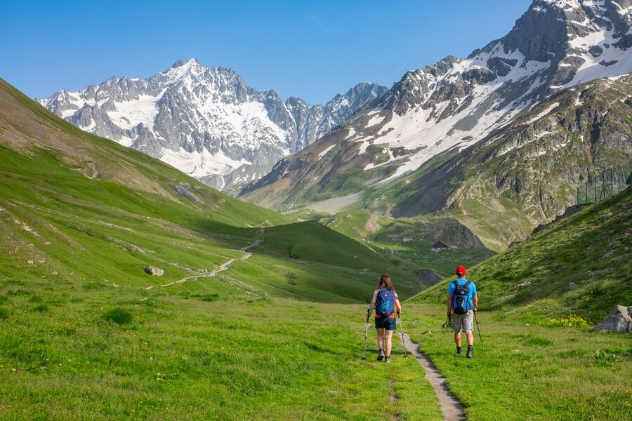 Arrivée à l'Alpe de Villar d'Arène / © T. Blais