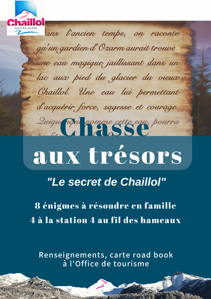 Chasse au trésor spécial station - © Service animations de Chaillol Chasse au trésor spécial station - © Service animations de Chaillol