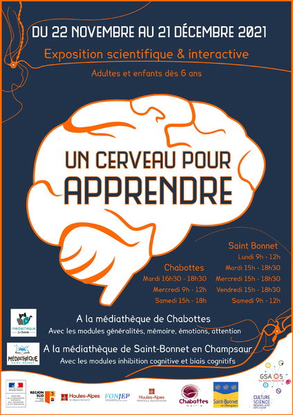 Exposition un cerveau pour apprendre - © Gap Sciences animations Exposition un cerveau pour apprendre - © Gap Sciences animations