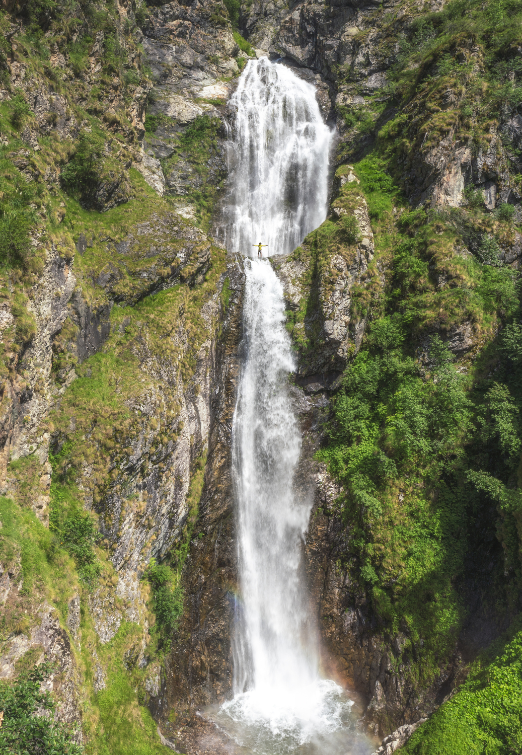 Vue de la cascade du Buchardet