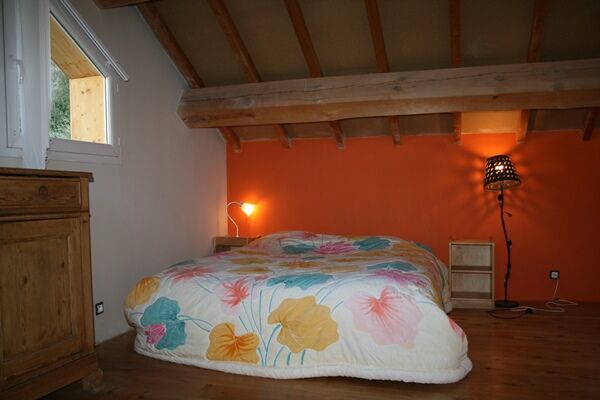 Chambre lit double Passagers des Vents -Chambre d'hôtes -Abriès-Ristolas -Queyras