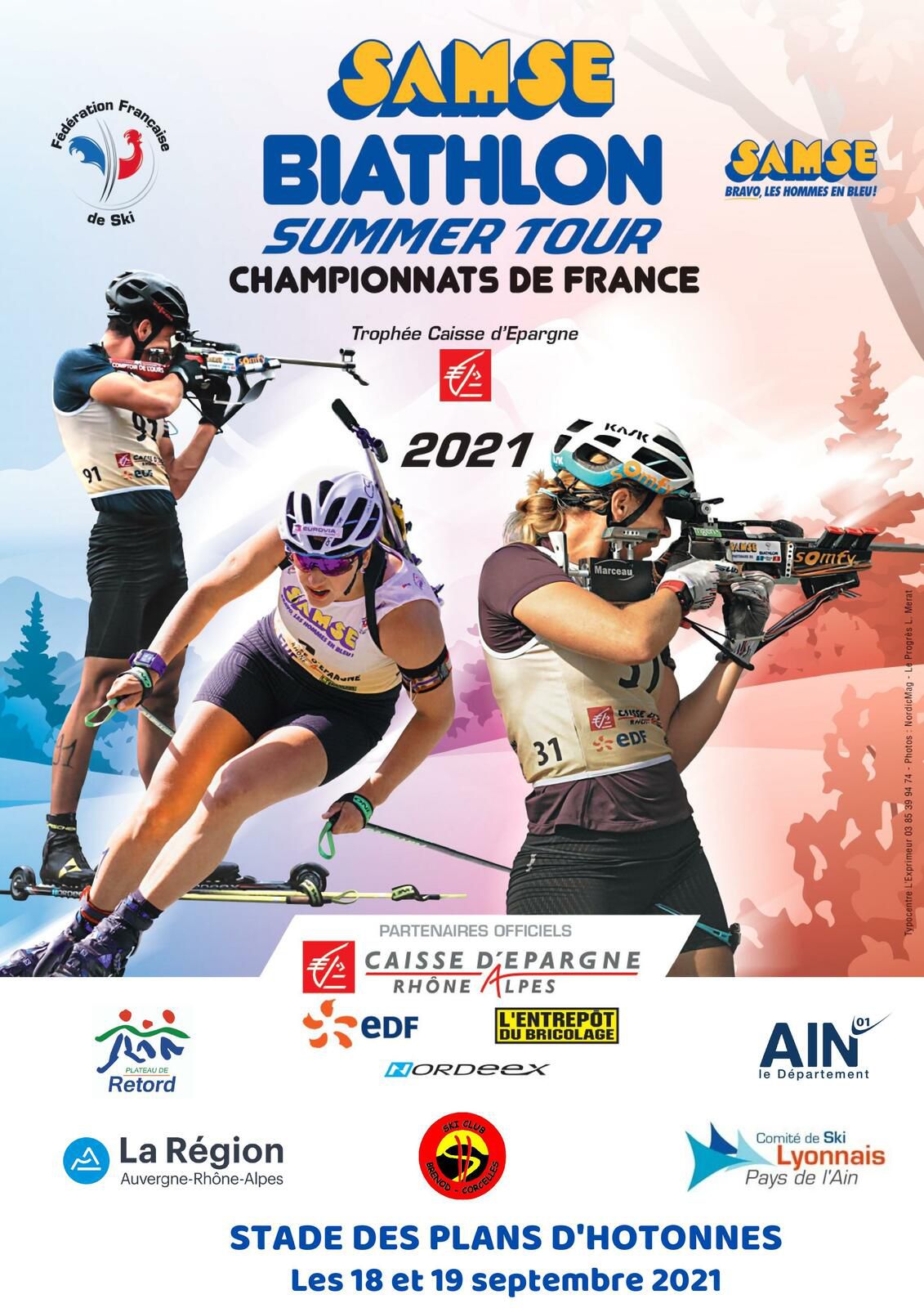 Samse Biathlon Summer Tour aux Plans d'Hotonnes - championnats de France.