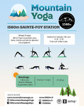 Mountain Yoga Affiche