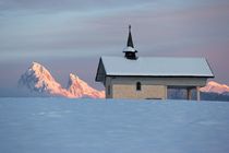 Site et chapelle de Chapeillant sous la neige