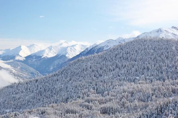 Panorama sur la vallée de la Maurienne