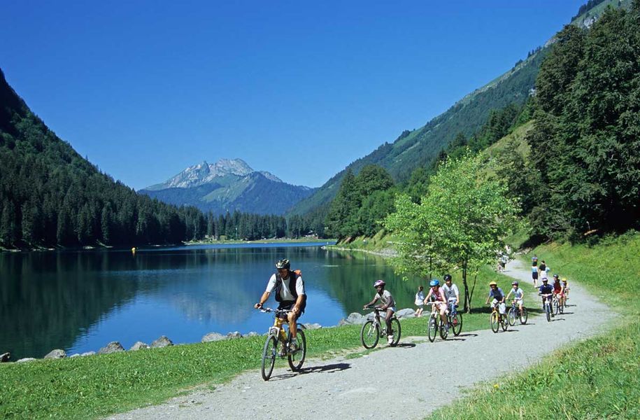 Balade en VTT au Lac de Montriond