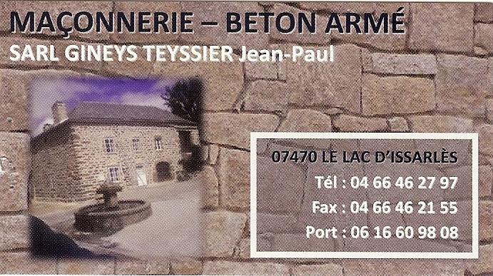Gineys Teyssier maçonnerie