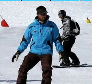 snowboard en groupe