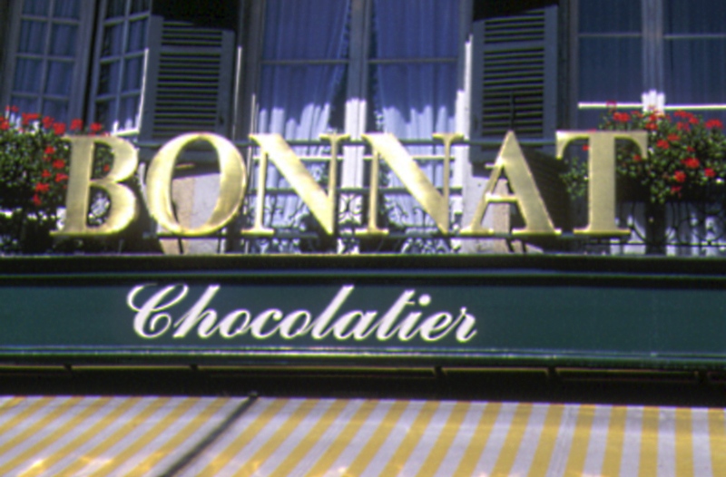 Chocolaterie Bonnat enseigne