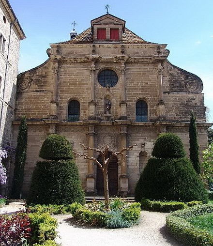 Vue extérieur de la chapelle du lycée Garbiel Faure