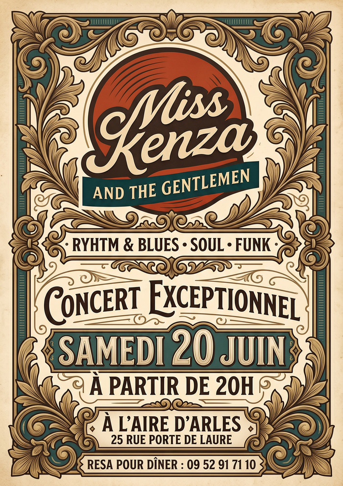 Miss Kenza & the gentlemen à l&rsquo;Aire d&rsquo;Arles