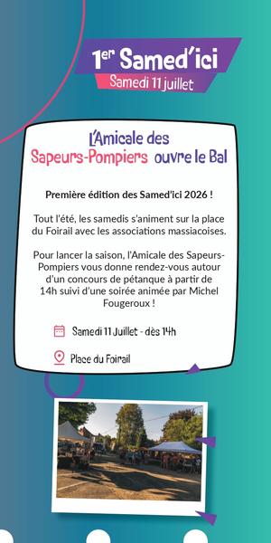 1er Samed'ici - Soirée de l'Amicale des Sapeurs Pompiers