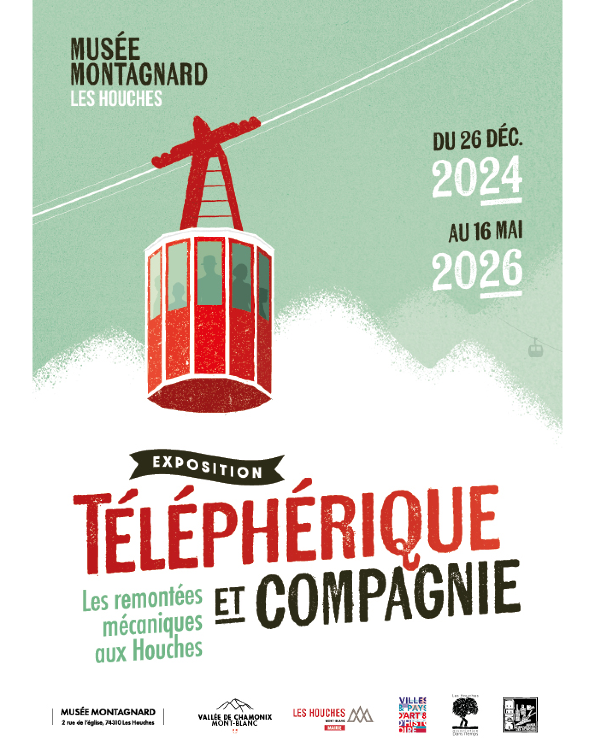 Affiche de l'exposition Télépéhrique et compagnie