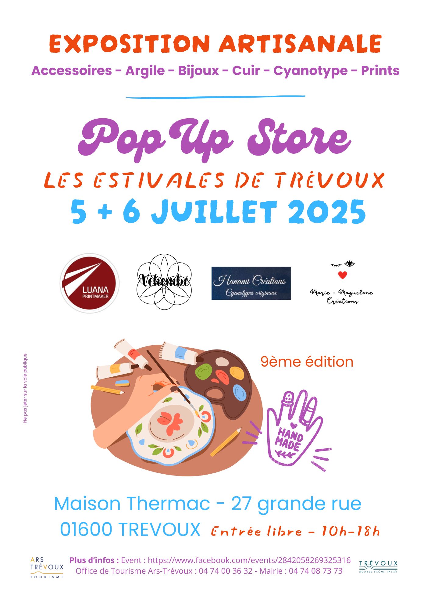EXPOSITION : Pop Up Store de Juillet_Trévoux