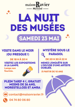 Nuit des musées : enquête "Mystère sous le parasol" à la Maison Ravier