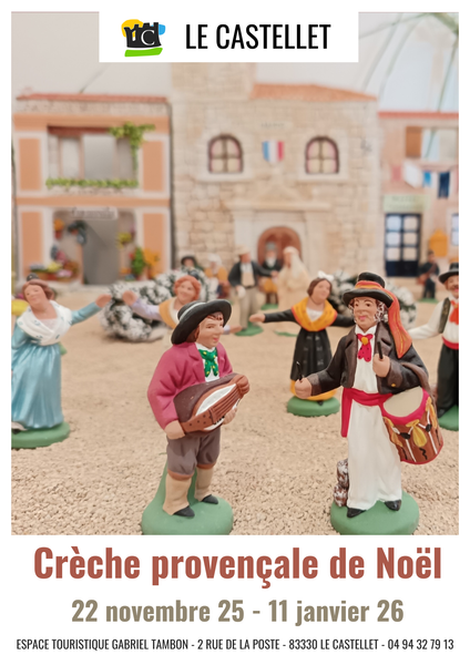 Crèche provençale de Noël_Le Castellet