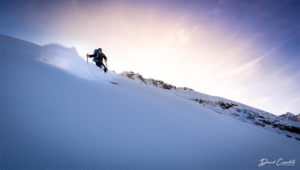 Sortie hors piste avec un guide de haute montagne