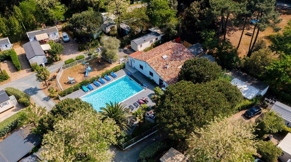 Vue du ciel en drône