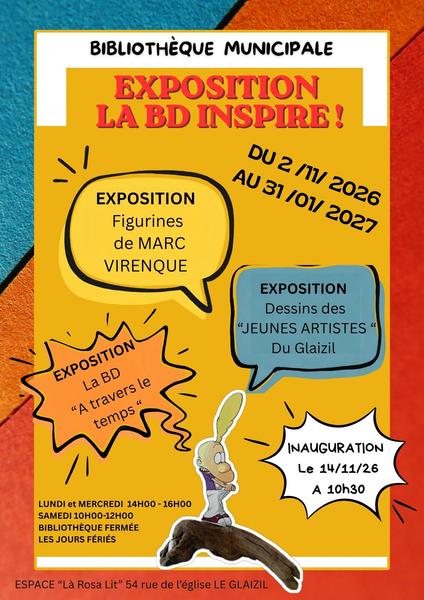 Exposition La BD inspire !