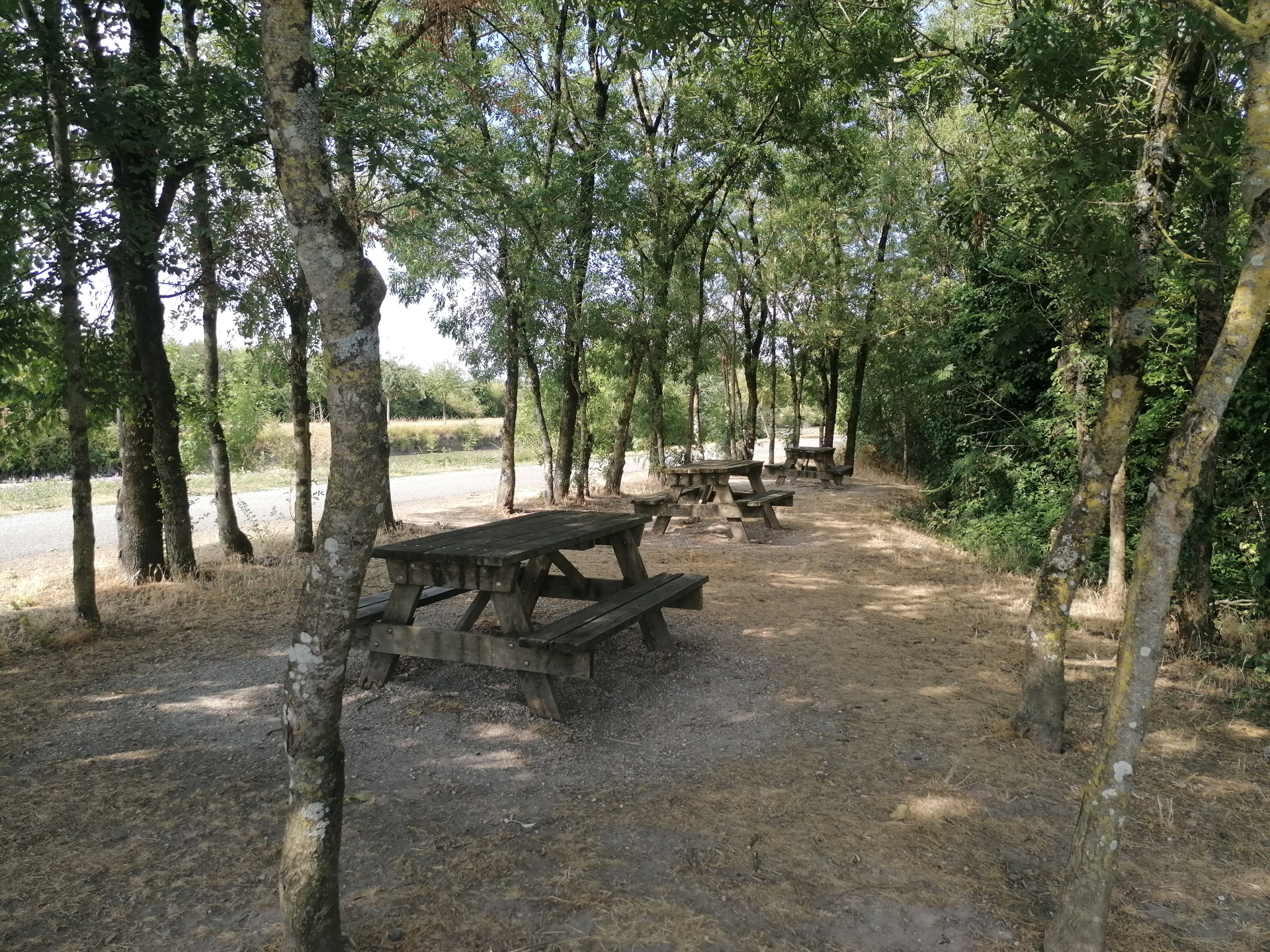Aire de pique-nique base nautique