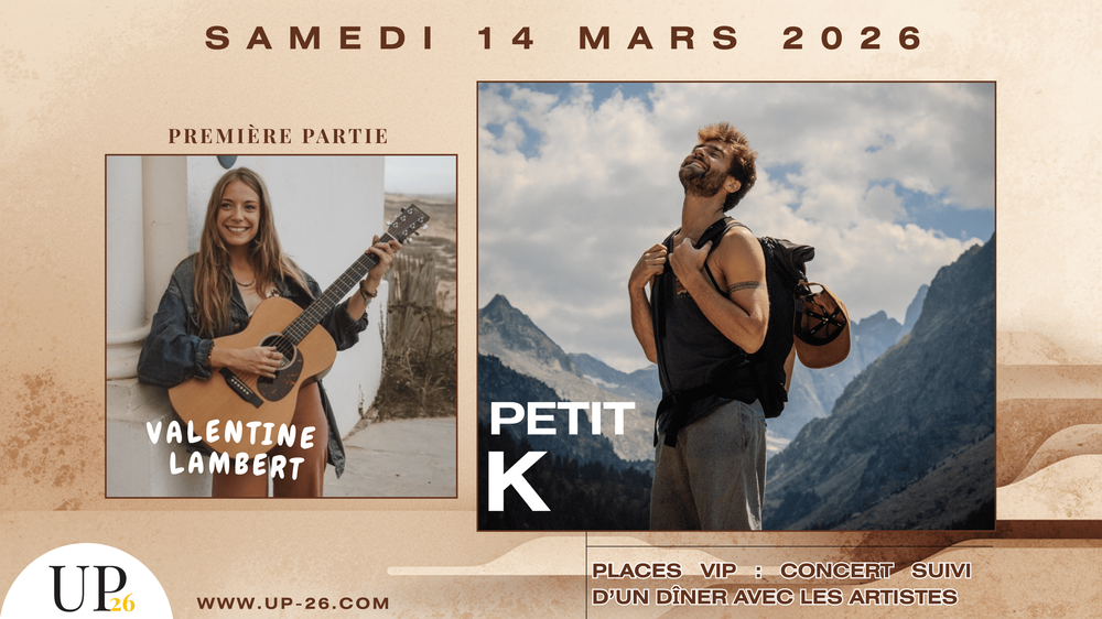 Concert à l'Up26 - Petit K & Valentine Lambert à Saulx-les-Chartreux 
