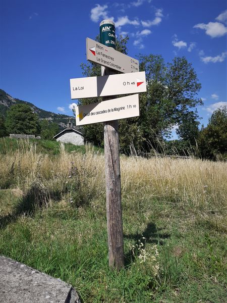 Circuit des cascades de la Magnine à Culoz