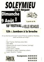 18e festival des vieilles mécaniques à Soleymieu
