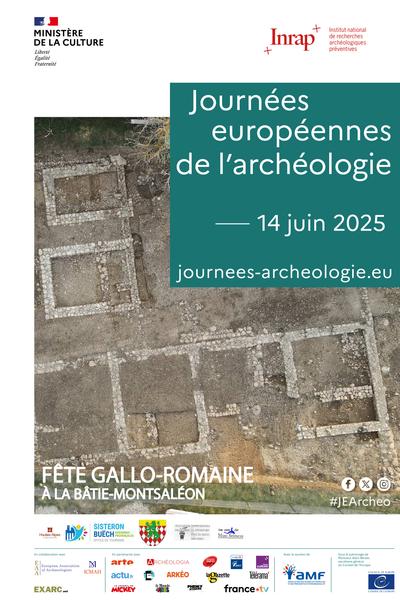 Affiche - © Les Ammis de Mons Seleucus Journées Européennes de l'Archéologie : Fête Gallo-Romaine_La Bâtie-Montsaléon - © Les Ammis de Mons Seleucus