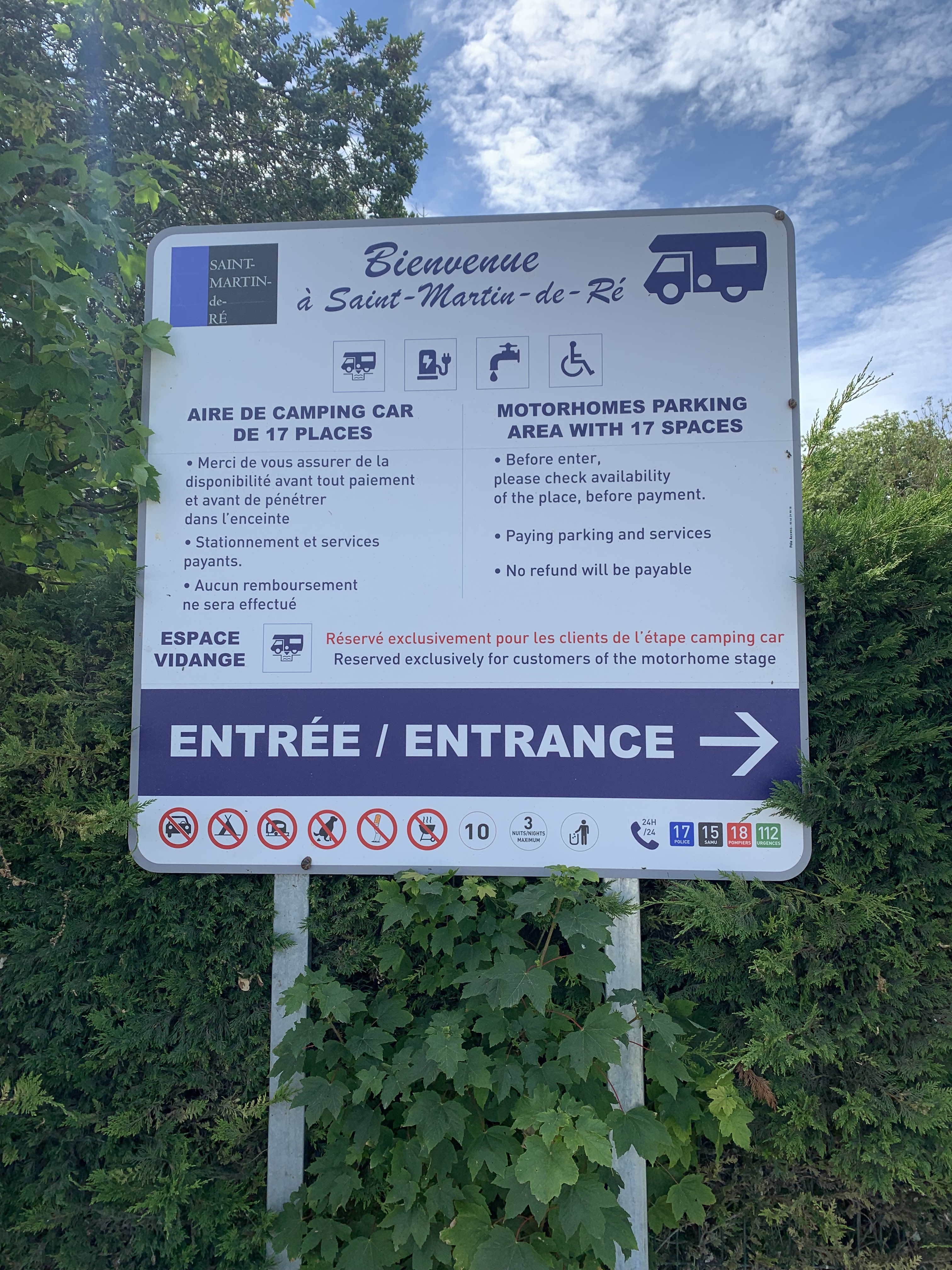 Aire de camping-cars à Saint-Martin de Ré — photo 4