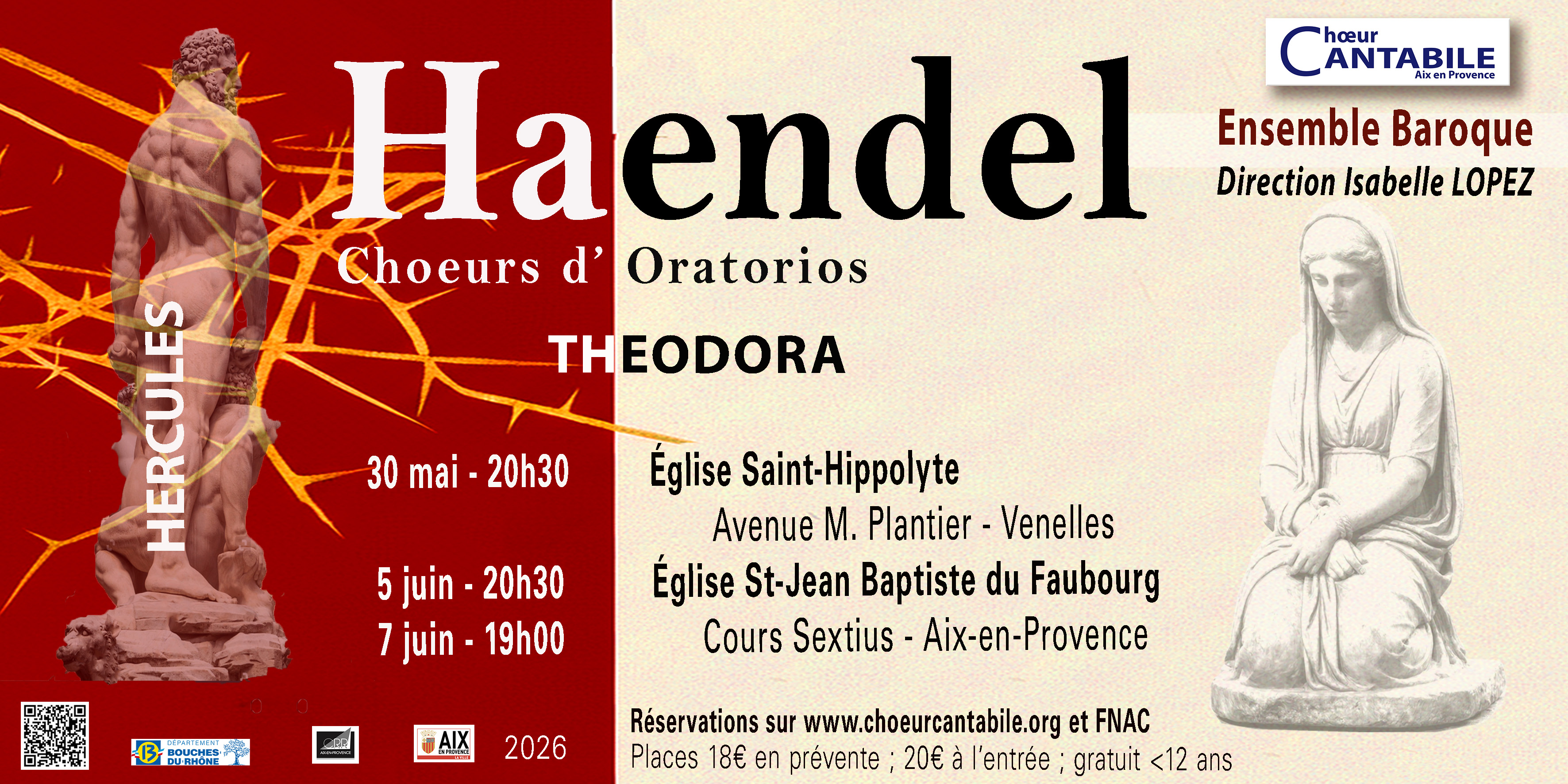 Concert - Haendel - Chœurs d'Oratorios