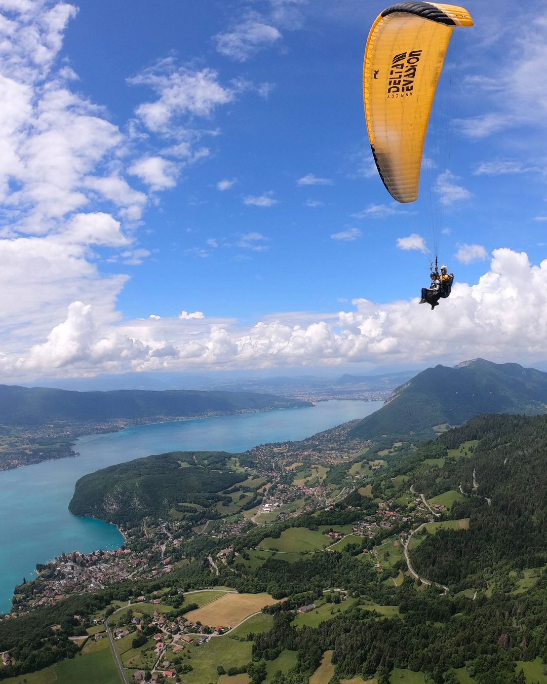 Vol en parapente