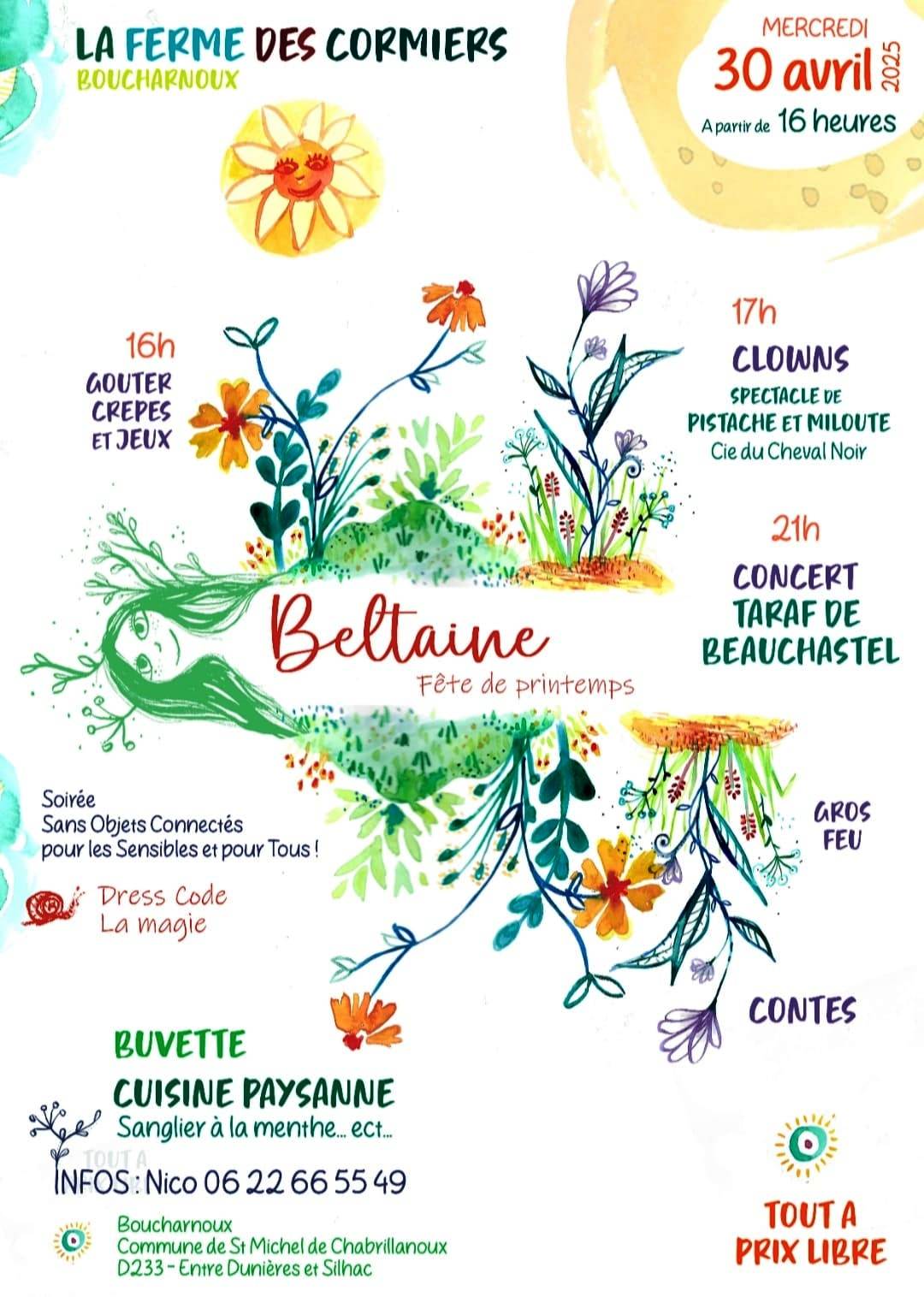 Rendez-vous futés ! : Fête de printemps Beltaine à la Ferme des Cormiers