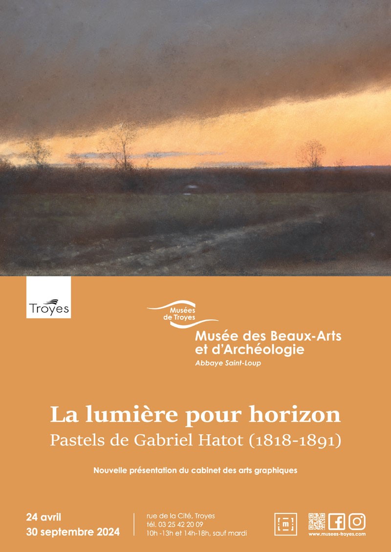 La lumière pour horizon, pastels de Gabriel Hatot (1818-1891) null France null null null null