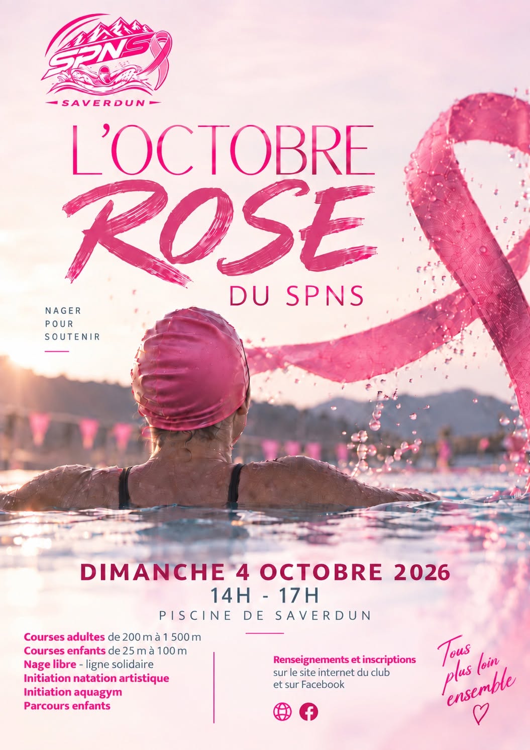 Octobre Rose - Nager pour soutenir_Saverdun