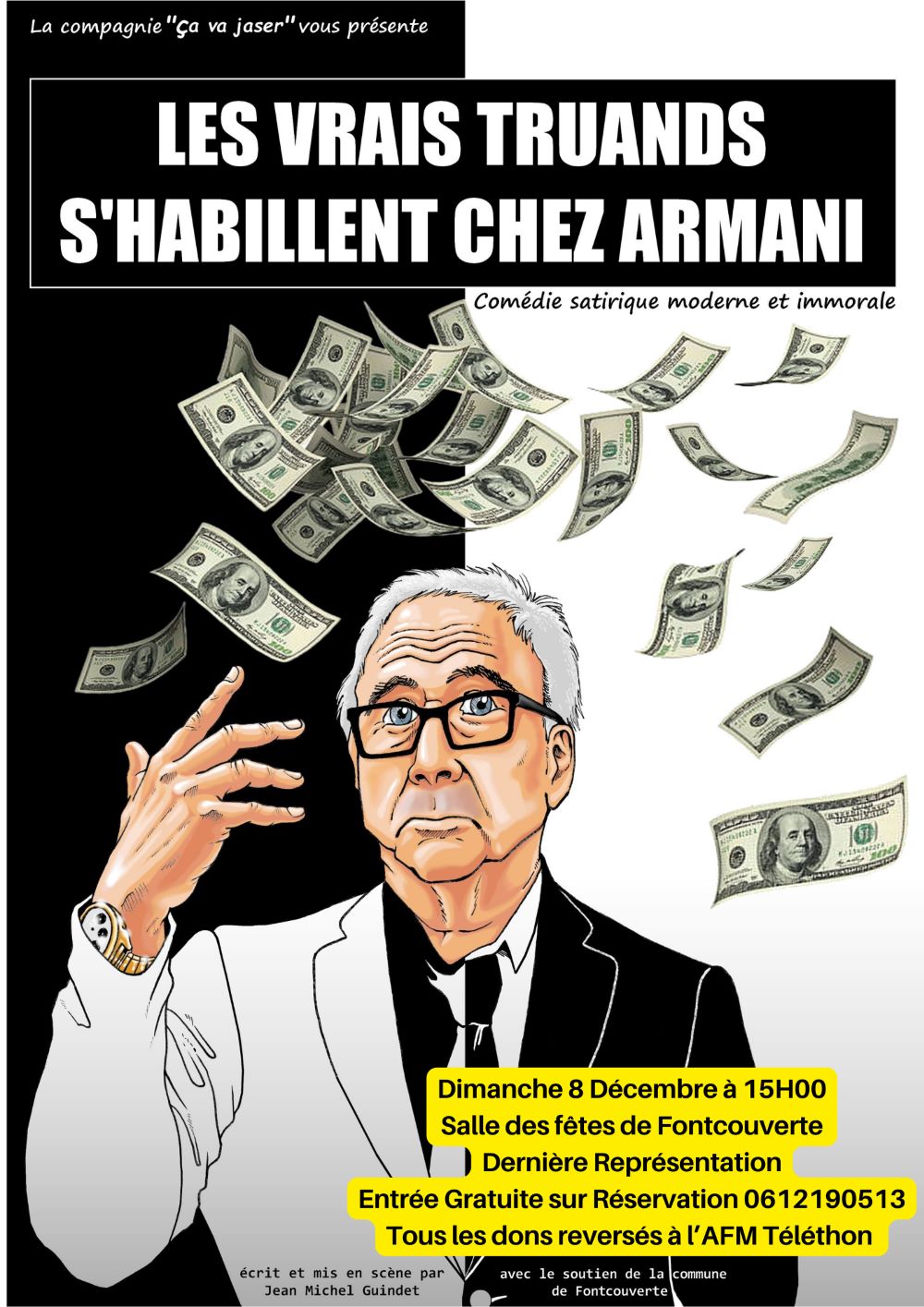 Théâtre Les vrais truands s'habillent chez Armani 