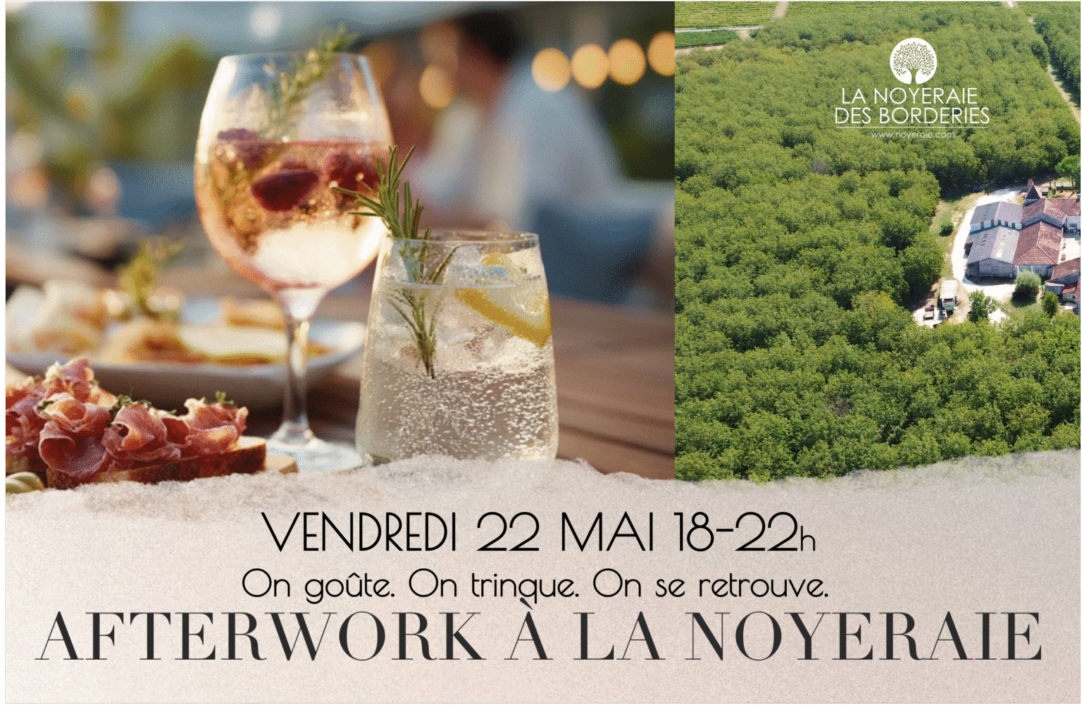 Afterwork à la Noyeraie des Borderies