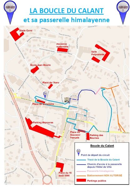 plan parkings boucle du calant-trans en provence