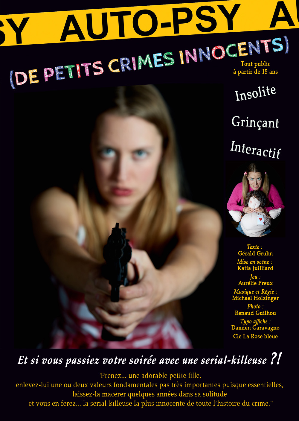 Affiche Auto-psy (de petits crimes innocents)
