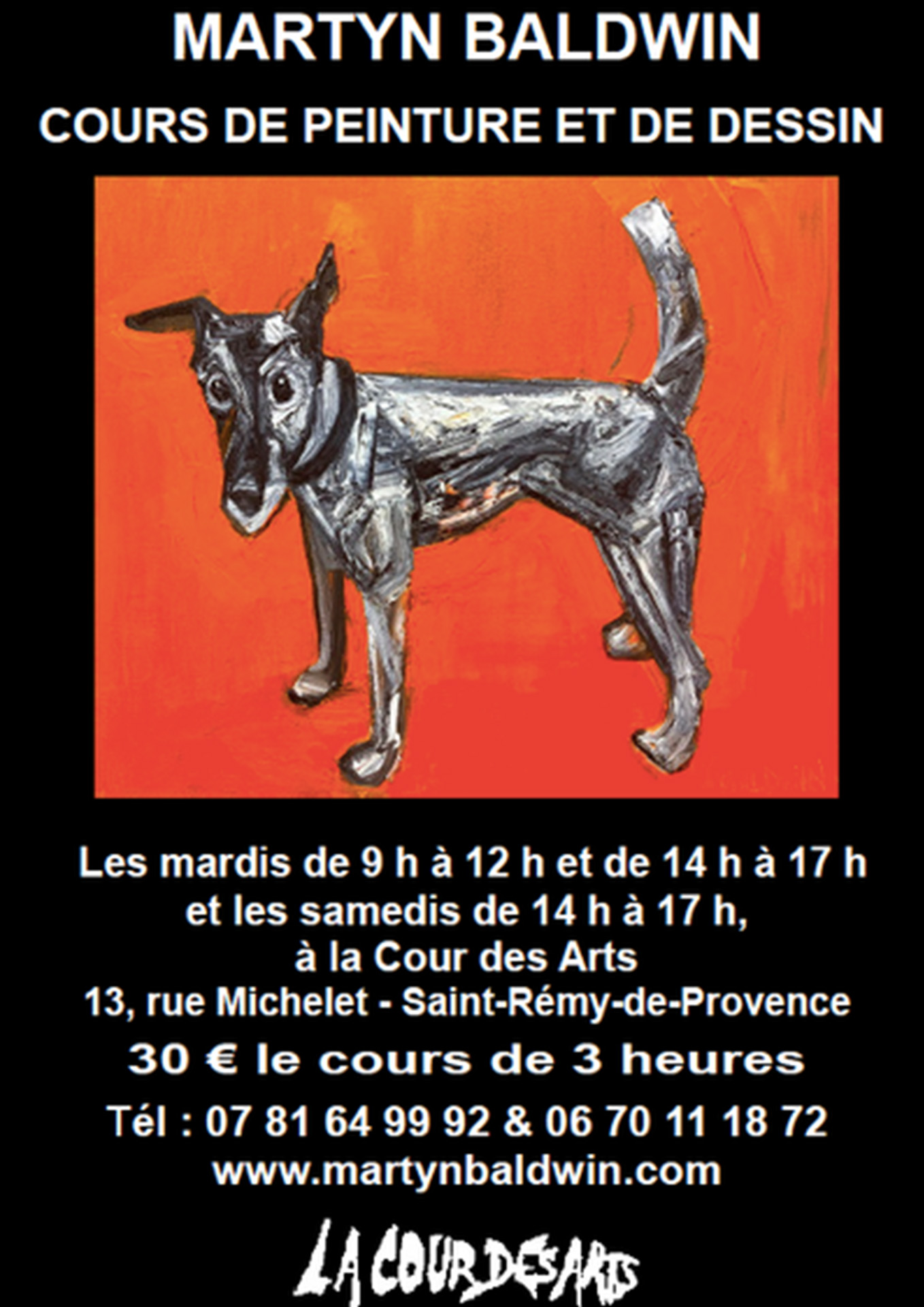 Exposition "Martyn Baldwin RBA" à La Cour des Arts