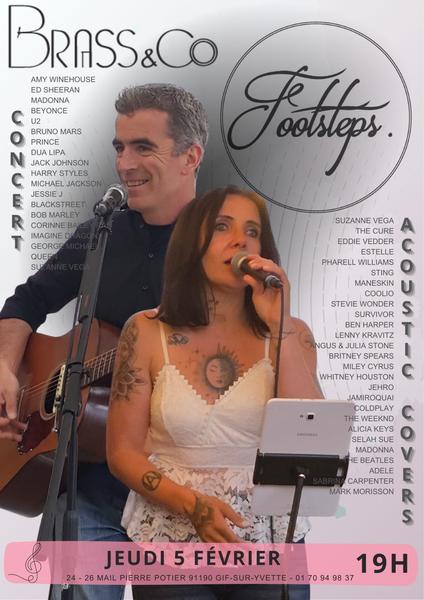 Concert live FOOTSTEPS chez Brass&Co ! 
