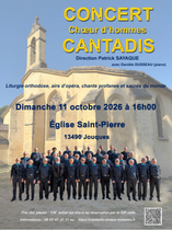 Concert Chœur d'hommes CANTADIS