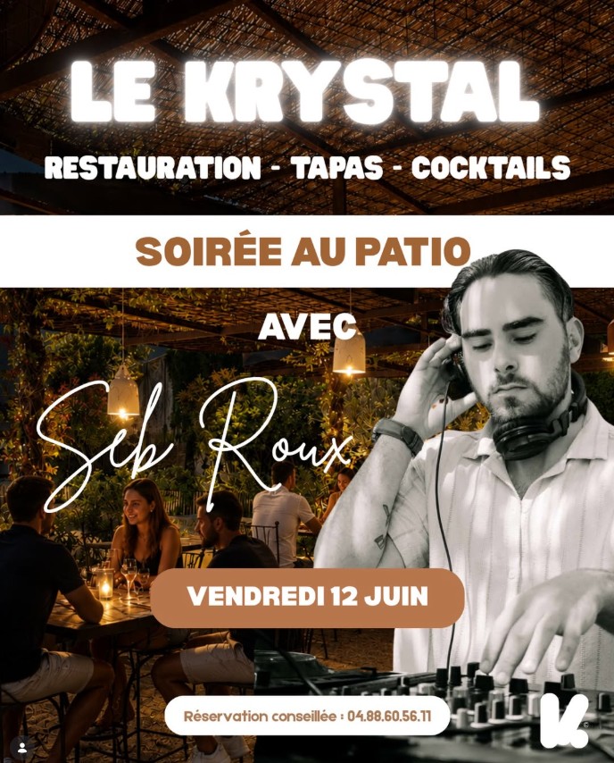 Le Krystal – Soirée au patio