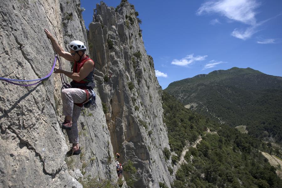 Escalade avec le Bureau des guides - Buis-les-Baronnies