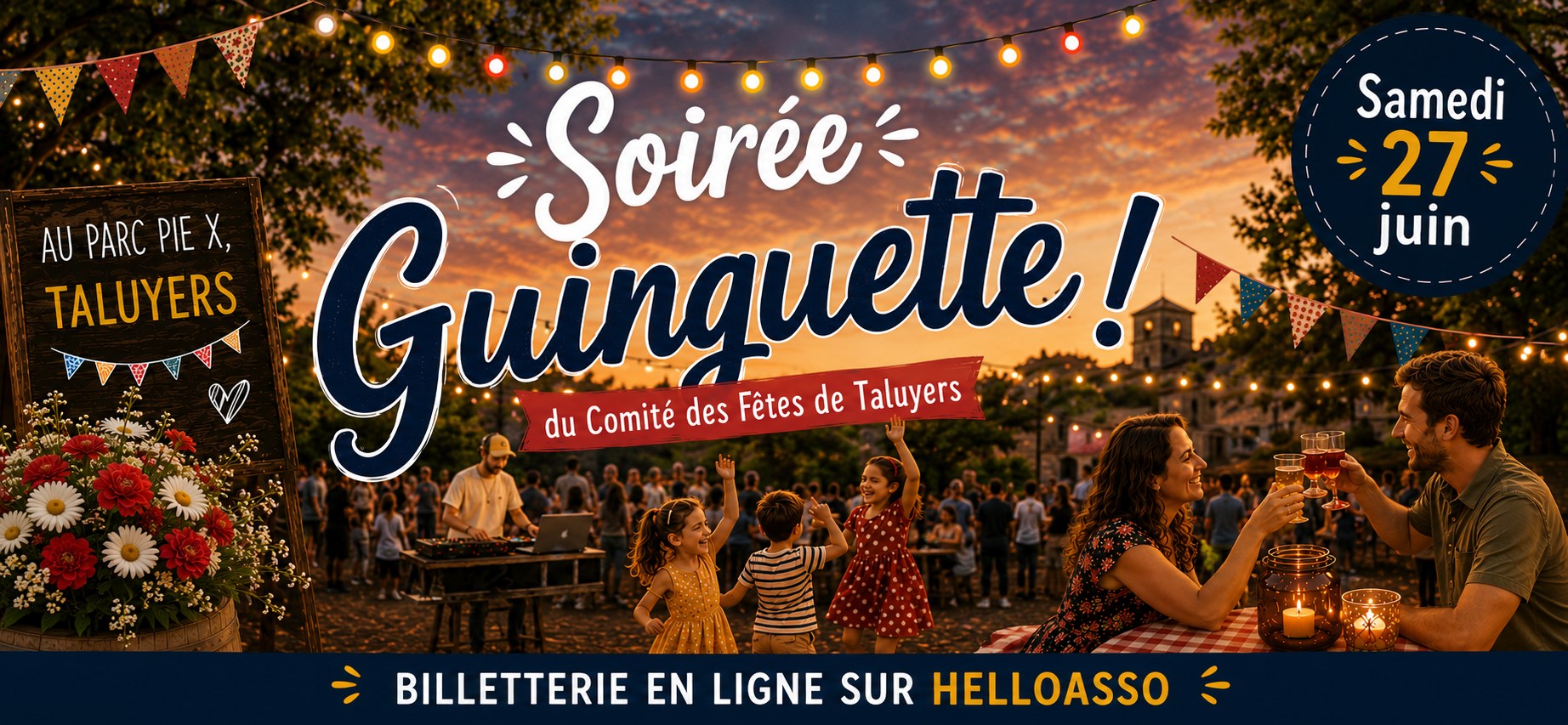 Soirée guingette_Comité des Fêtes_Taluyers