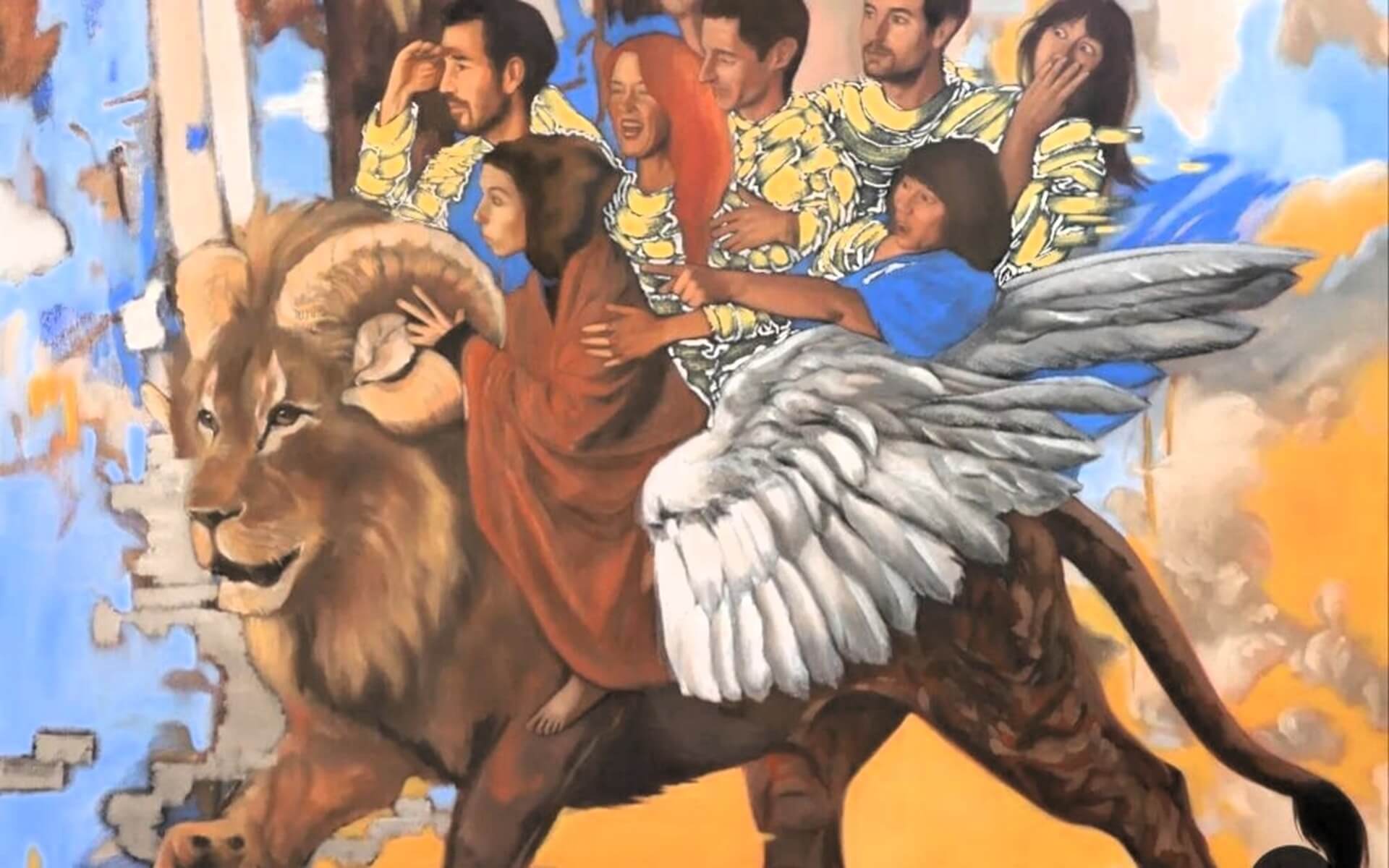 "Mythopoesis" Lilas Pham, peinture à l’huile