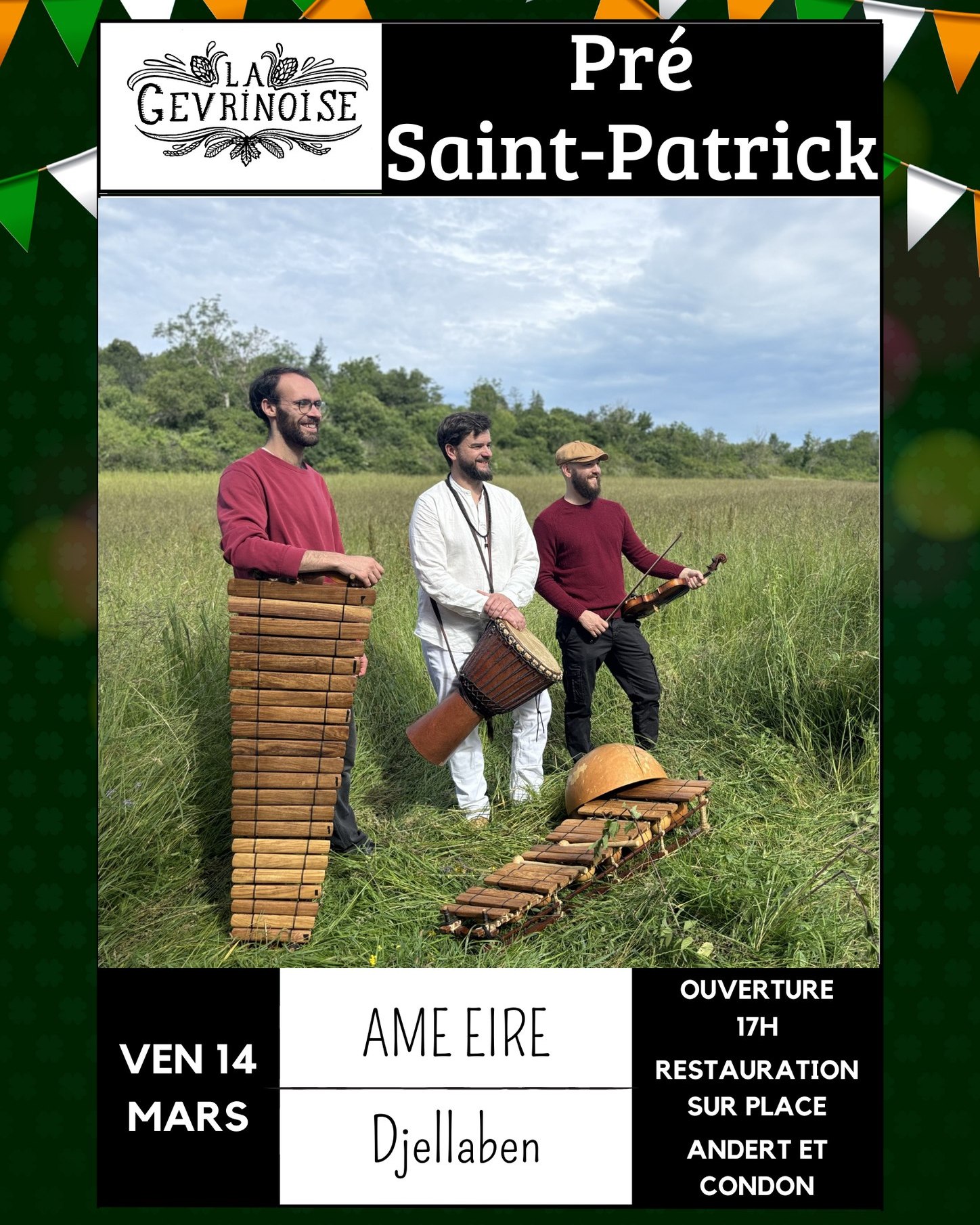 Concert pour la Saint Patrick à la Gevrinoise_Andert-et-Condon